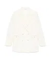 Blazé Milano Everyday Resolute Double-breasted Blazer In White