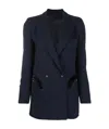 Blazé Milano Resolute Double-breasted Blazer In Black