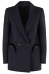 Blazé Milano Blaze Milano Resolute Everynight Essential Wool Blazer In Blue
