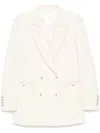 Blazé Milano Everyday Resolute Double-breasted Blazer In White