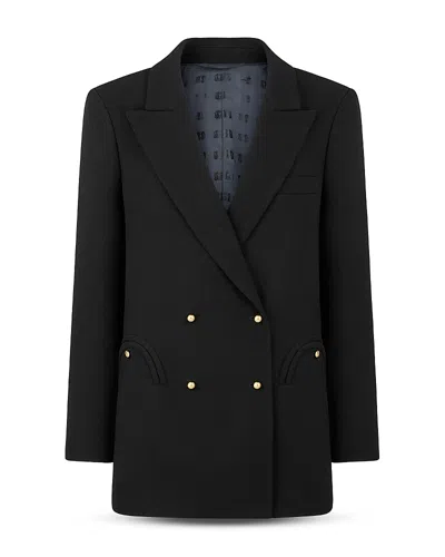 Blazé Milano Blaze Milano Resolute Everyday Wool Blazer In Black