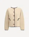 Blazé Milano Reversible Shearling Jacket In Sand