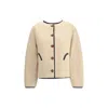 Blazé Milano Reversible Shearling Jacket In Neutral