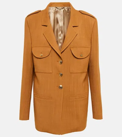 Blazé Milano Santana Single-breasted Blazer In Brown