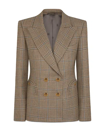 Blazé Milano Blaze Milano Saona Charmer Double Breasted Blazer In Multi