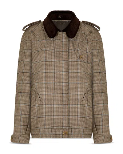 Blazé Milano Blaze Milano Saona Chausie Wool Trench Coat In Multi