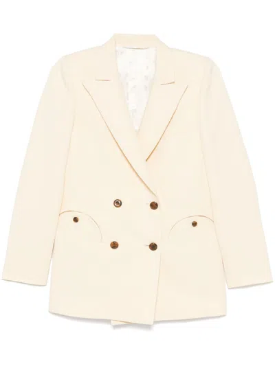 Blazé Milano Blaze Milano Savannah Everyday Unlined Blazer In Neutral