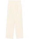 Blazé Milano Savannah Fox Straight Trousers In Yellow