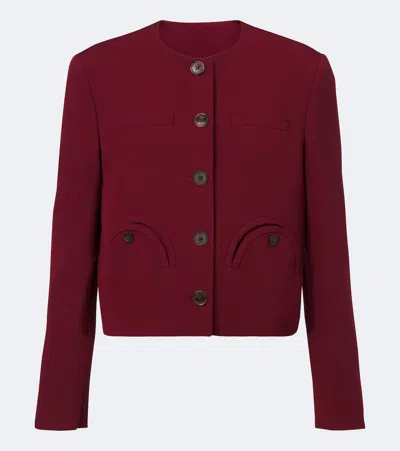 Blazé Milano Shamo Jacket In Burgundy