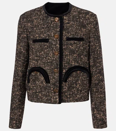 BLAZÉ MILANO BLAZÉ MILANO SHAMO WOOL-BLEND TWEED JACKET