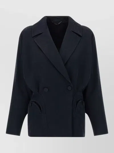 Blazé Milano Sharewood Ares Tailored Jacket Long Sleeves In Blue