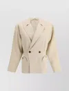 Blazé Milano Sheena Ares Refined Lapel Jacket With Circular Pockets