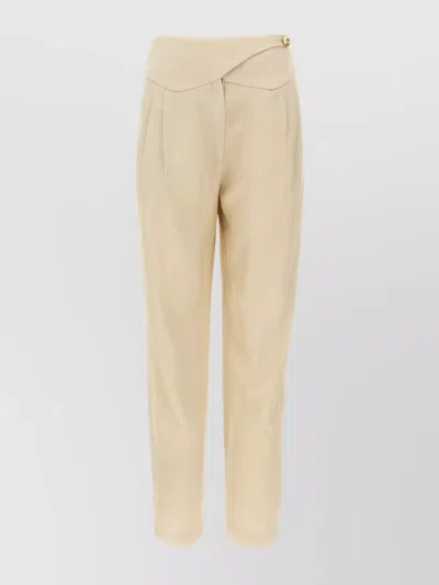 BLAZÉ MILANO SHEENA BASQUE FRONT PLEATED TROUSERS