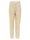 Blazé Milano Sheena Basque Front Pleated Trousers In Pink