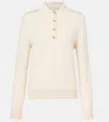 Blazé Milano Algeria Silk And Cotton Polo Sweater In Yellow