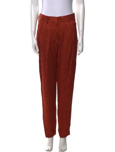 Pre-owned Blazé Milano Skinny Leg Pants W/ Tags In Orange