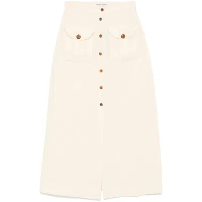 Blazé Milano Skirts Yellow In Neutral