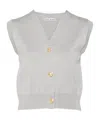 Blazé Milano Knitted Vest In White