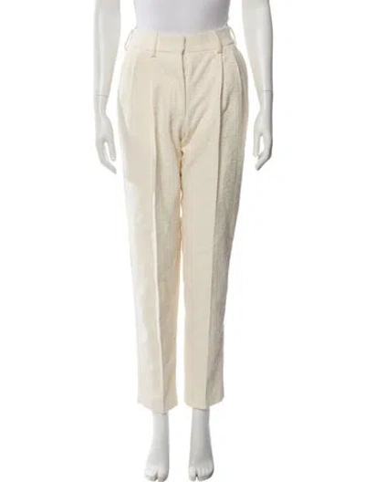 Pre-owned Blazé Milano Straight Leg Pants W/ Tags In Neutral