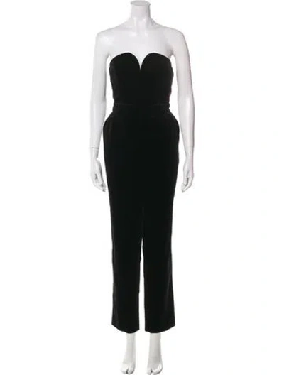 Pre-owned Blazé Milano Strapless Jumpsuit W/ Tags In Black