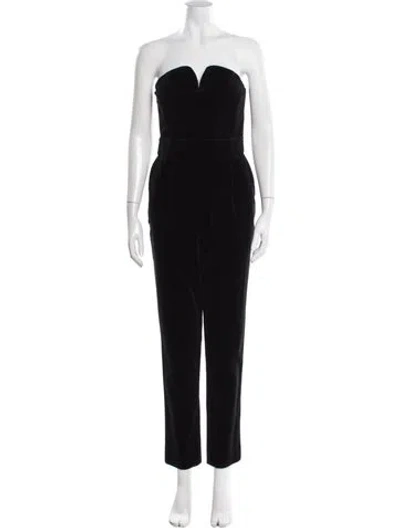 Pre-owned Blazé Milano Strapless Jumpsuit W/ Tags In Black