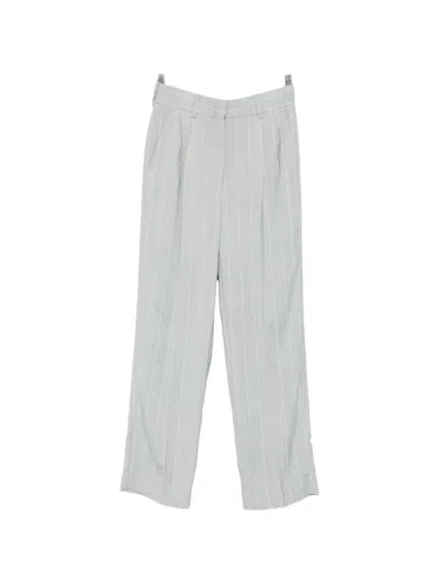 Blazé Milano Stripe-pattern Trousers In Gray