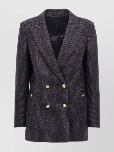 BLAZÉ MILANO STRUCTURED JACKET WITH GOLD BUTTONS