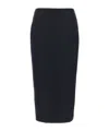 Blazé Milano Blaze Milano Maine Sussex Longuette Wool Midi Skirt In Blue