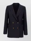 Blazé Milano Missy Double-breasted Cotton-blend Blazer
