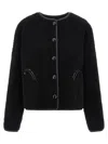 Blazé Milano Tatoosh Gliss Reversible Jacket In Black