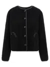 Blazé Milano Tatoosh Gliss Reversible Jacket In Black