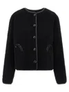 Blazé Milano Tatoosh Gliss Reversible Jacket In Black