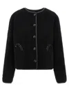 Blazé Milano Tatoosh Gliss Reversible Jacket In Black