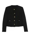 Blazé Milano Tweed Button-fastening Jacket In Black