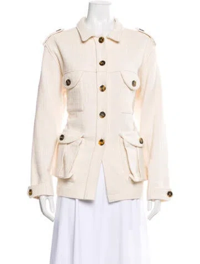 Pre-owned Blazé Milano Utility Jacket In Neutral