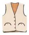 Blazé Milano V-neck Vest In Brown