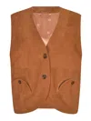 Blazé Milano Vest In Brown
