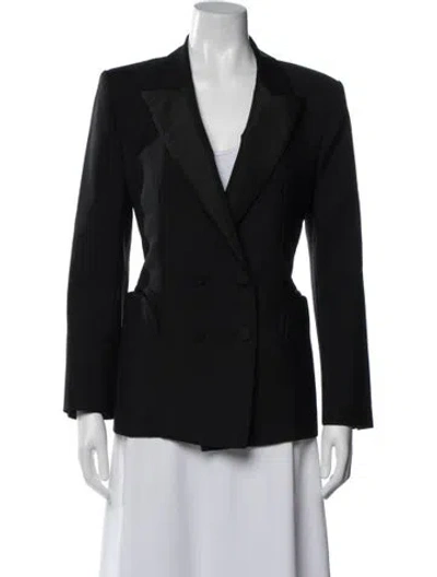 Pre-owned Blazé Milano Virgin Wool Blazer In Black