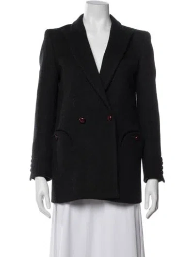Pre-owned Blazé Milano Virgin Wool Blazer In Blue
