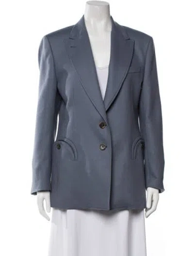 Pre-owned Blazé Milano Virgin Wool Blazer In Blue