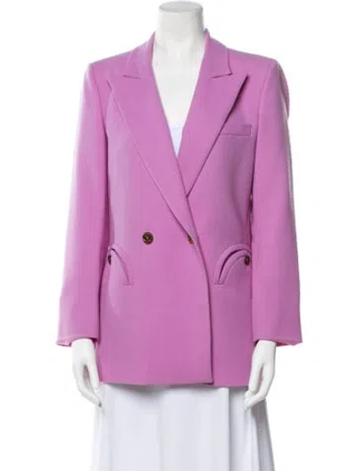 Pre-owned Blazé Milano Virgin Wool Blazer In Purple