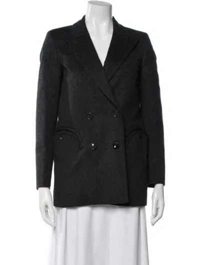 Pre-owned Blazé Milano Virgin Wool Blazer W/ Tags In Black