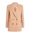 Blazé Milano Double-breasted Jacket In Pink