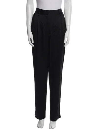 Pre-owned Blazé Milano Virgin Wool Straight Leg Pants W/ Tags In Blue