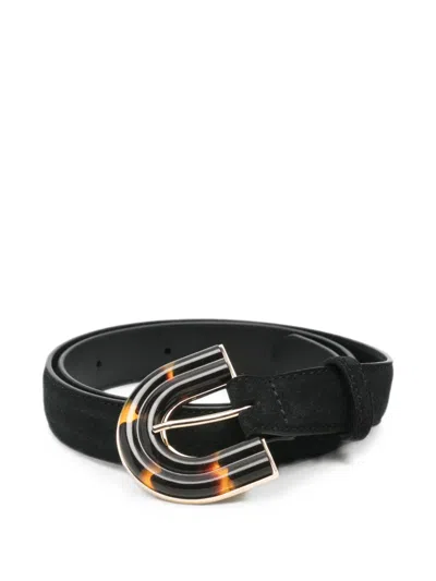 Blazé Milano Viva Nala Buckle Belt In Gray