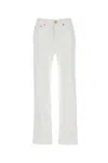 Blazé Milano Denim Jeans Featuring Belt Loops In White