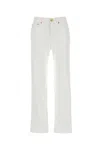 Blazé Milano Denim Jeans Featuring Belt Loops In White