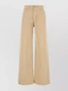 Blazé Milano Jeans Dalla Gamba Ampia Nariida In Denim Beige Donna