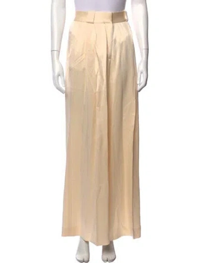 Pre-owned Blazé Milano Wide Leg Pants In Neutral