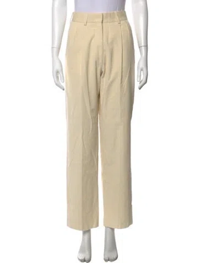 Pre-owned Blazé Milano Wide Leg Pants In Neutrals